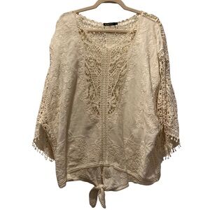Spaggia Dolce boho crochet top large